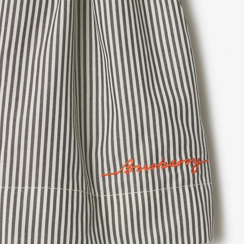 Striped Cotton Shorts in Multicolour | Burberry® Official
