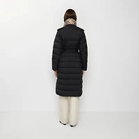Long Nylon Hooded Puffer Coat in Black - Women | Burberry® Official