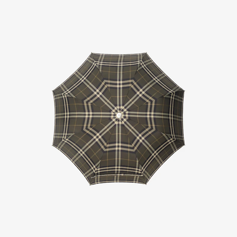 Check Folding Umbrella in Heath | Burberry® Official