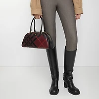 Medium Highlands Bowling Bag​ in Fig purple - Women | Burberry® Official