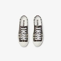 Check Sneakers in Mahogany - Women | Burberry® Official