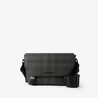 Small Wright Bag in Charcoal - Men, Canvas | Burberry® Official