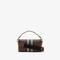 Top Handle Note Bag in Dark birch brown - Women | Burberry® Official
