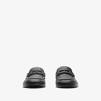 Leather Pearl Loafers in Black - Men | Burberry® Official