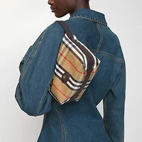 Mini Highlands Duffle Bag​ in Sand beige - Women | Burberry® Official