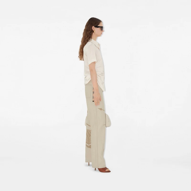 Regular Fit EKD Jeans in Rubble - Women, Cotton | Burberry® Official