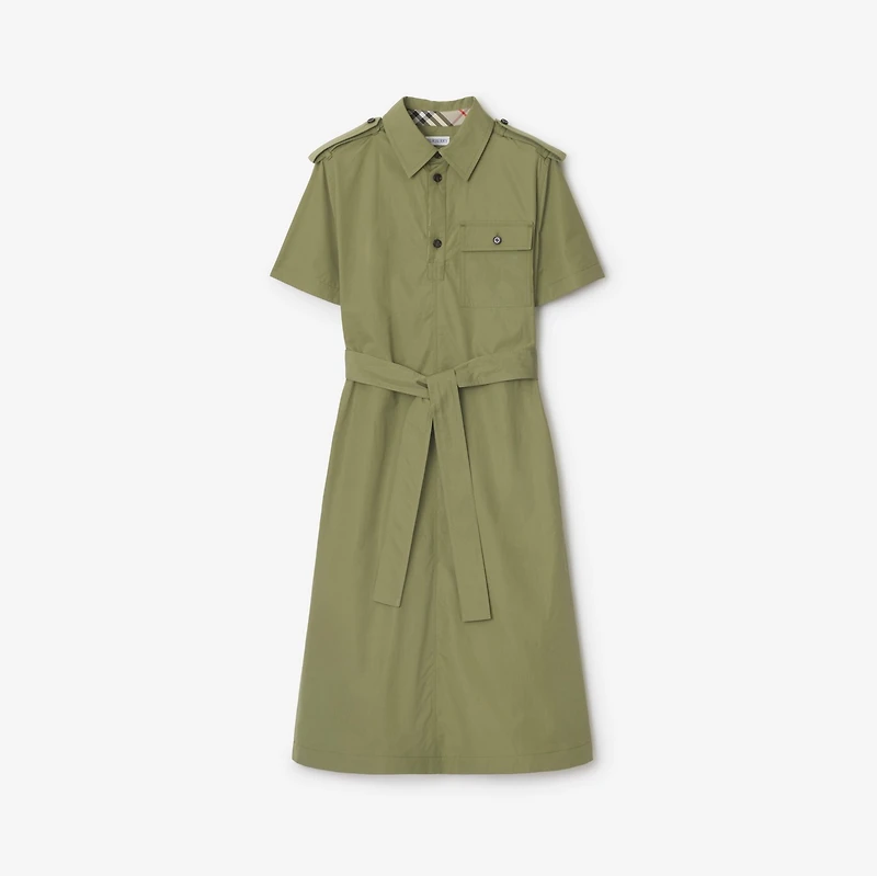 Cotton Shirt Dress in Wreath - Women | Burberry® Official