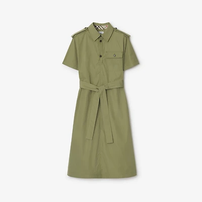 Cotton Shirt Dress in Wreath - Women | Burberry® Official