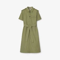 Cotton Shirt Dress in Wreath - Women | Burberry® Official