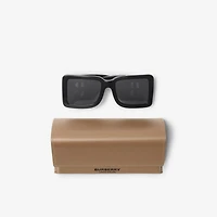 TB Square Sunglasses in Black