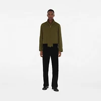 Gabardine Harrington Jacket in Furrow - Men | Burberry® Official