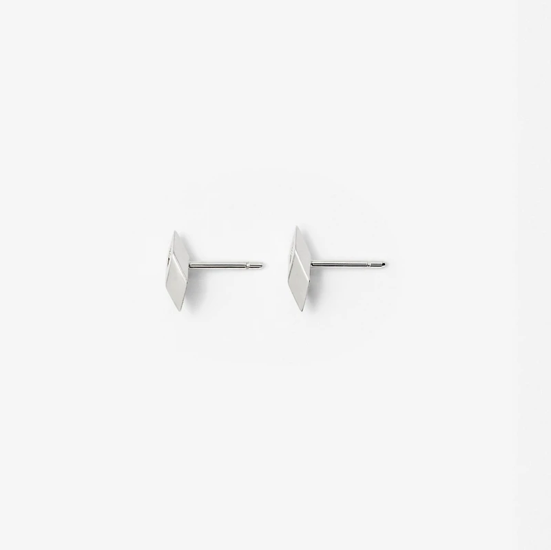 Hollow Stud Earrings in Silver - Women | Burberry® Official