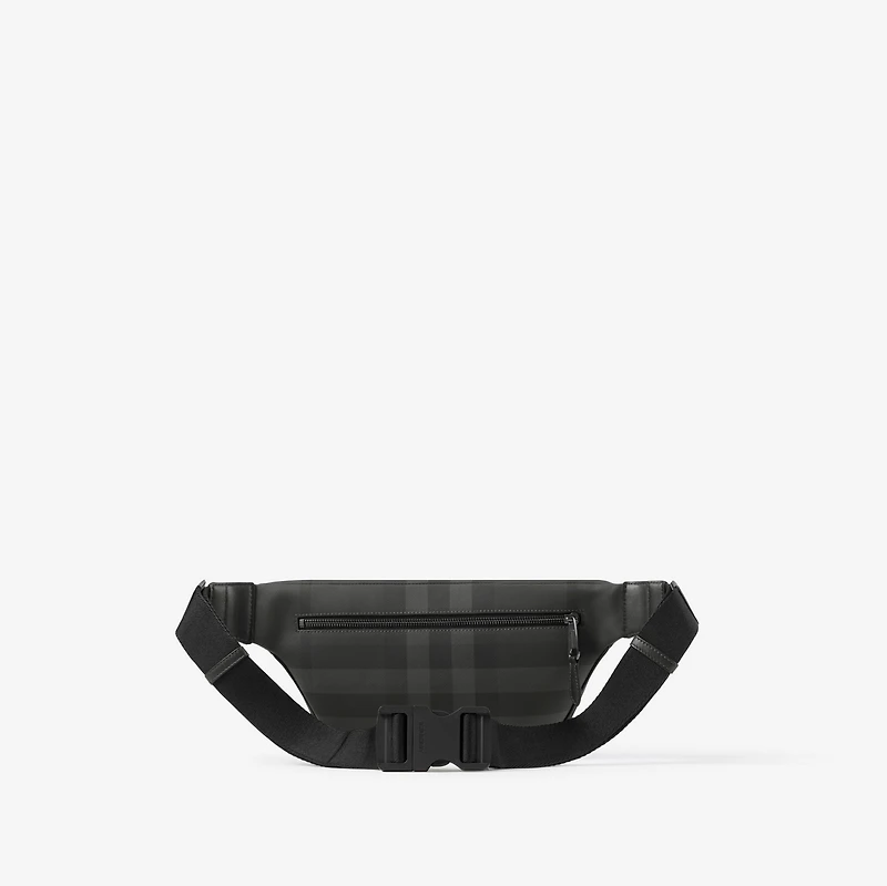 Cason Belt Bag in Charcoal - Men, Canvas | Burberry® Official