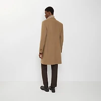 Wool Tailored Coat in Fawn beige - Men | Burberry® Official