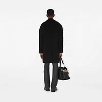 Mid-length Cashmere Car Coat in Black - Men | Burberry® Official
