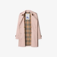 Short Tropical Gabardine Kensington Trench Coat in Pale sugar pink - Women, Cotton Gabardine | Burberry® Official