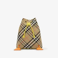 Duck Check Backpack in Sand beige - Children | Burberry® Official