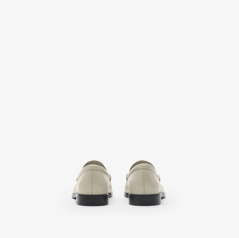 Leather Cadet Loafers in Nutmeg - Women | Burberry® Official