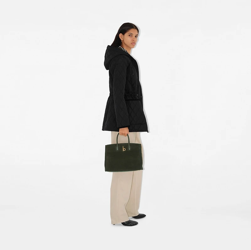 Quilted Nylon Parka in Black - Women | Burberry® Official