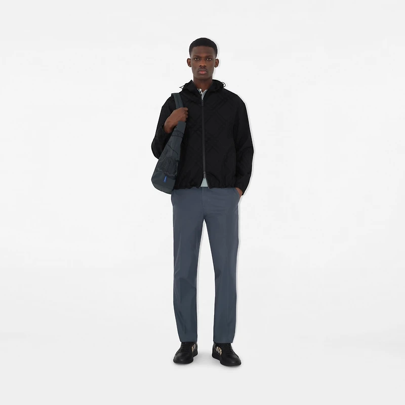 Cotton Chinos in Magnet - Men | Burberry® Official