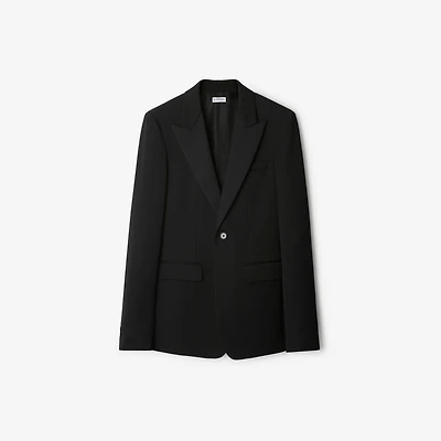 Wool Tuxedo Jacket in Black - Men | Burberry® Official
