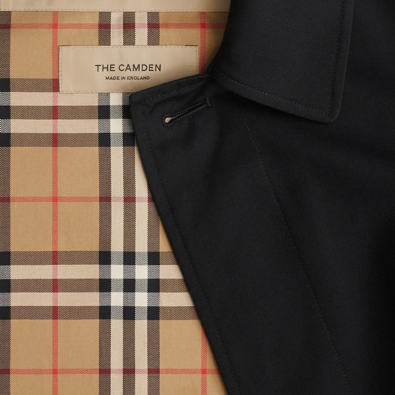Mid-length Camden Heritage Car Coat in Black - Women | Burberry® Official