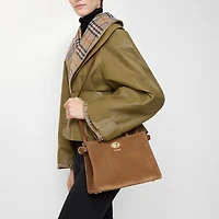 Mini Cotswolds Tote in Hazel brown - Women | Burberry® Official