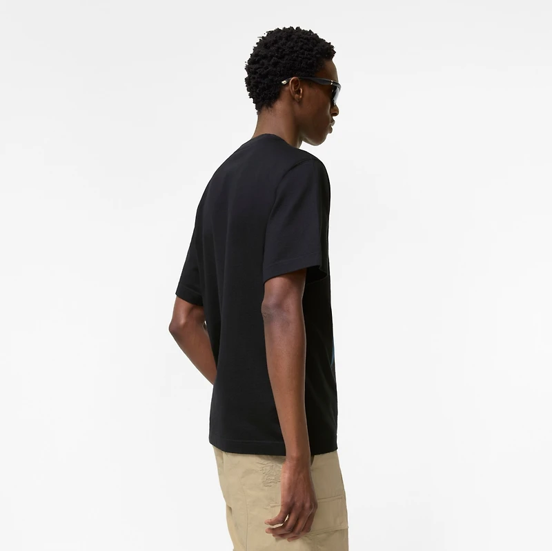 Knight Cotton T-shirt in Black - Men | Burberry® Official