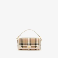 Top Handle Note Bag in Vintage check/soap beige - Women, Cotton, Technical | Burberry® Official
