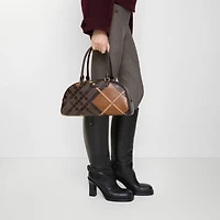 Medium Highlands Bowling Bag​ in Hazel brown - Women | Burberry® Official