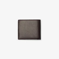 Pop Check Bifold Wallet in Sand beige - Men | Burberry® Official