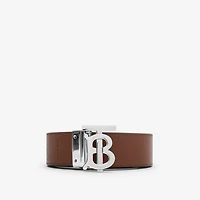 Reversible Leather TB Belt in Black/tan - Men | Burberry® Official