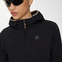 Stretch Nylon Hooded Jacket in Black - Women | Burberry® Official