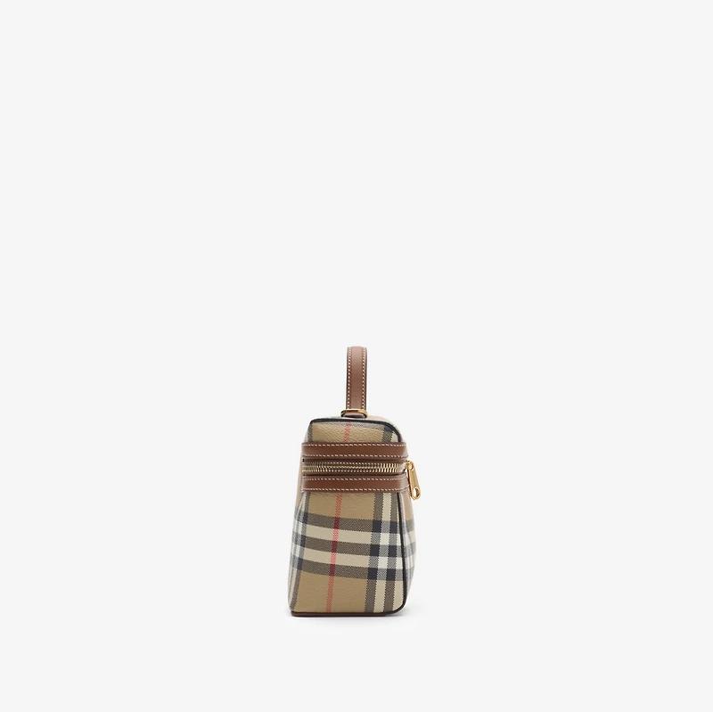 Check Vanity Bag in Archive beige/briar brown - Women | Burberry® Official