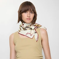Knight Armour​ Silk Scarf in Cotton | Burberry® Official