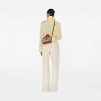 Mini Check Bowling Bag in Archive beige/briar brown - Women | Burberry® Official