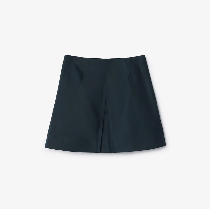 Cotton Trench Skirt in Navy | Burberry® Official