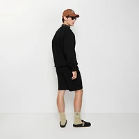 Logo Cotton Shorts in Black - Men | Burberry® Official