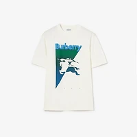 EKD Cotton T-shirt in Chalk white - Men | Burberry® Official