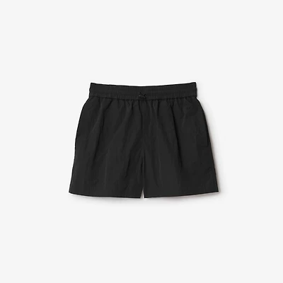 Nylon Shorts in Black - Women | Burberry® Official