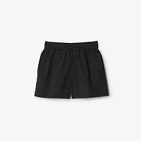 Nylon Shorts in Black - Women | Burberry® Official
