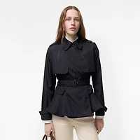 Nylon Pembury Trench Jacket in Navy - Women | Burberry® Official