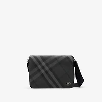 Grid Messenger Bag in Charcoal - Men, Nylon, Technical | Burberry® Official