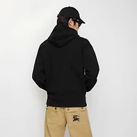 EKD Ombré Cotton Hoodie in Black - Men | Burberry® Official