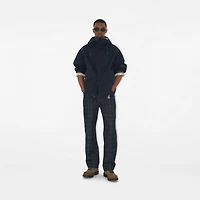 Short Bonded Gabardine Parka in Navy - Men | Burberry® Official