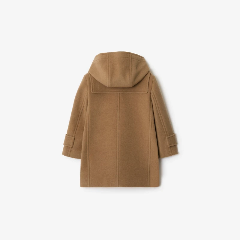 Wool Duffle Coat in Archive beige | Burberry® Official