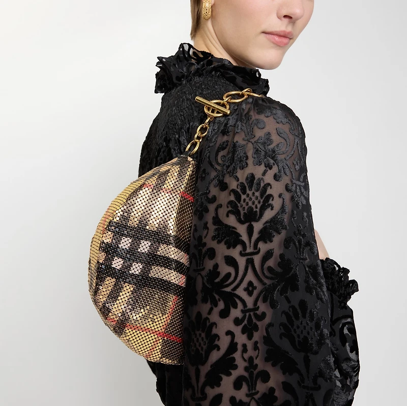 Chainmail Bag in Sand beige - Women | Burberry® Official