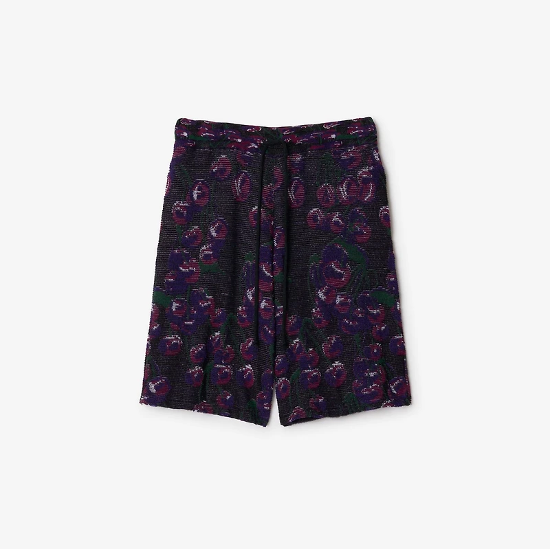 Cherry Cotton Silk Shorts - Men | Burberry® Official