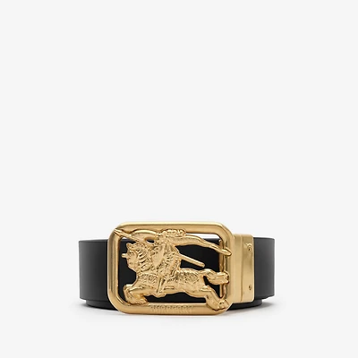 Reversible Leather Rider Belt​ in Black/hazel brown - Men | Burberry® Official