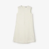 Paisley Lace Shift Dress in Chalk white - Women | Burberry® Official